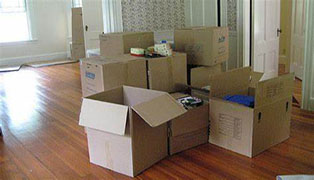 杭州搬家物品打包装箱